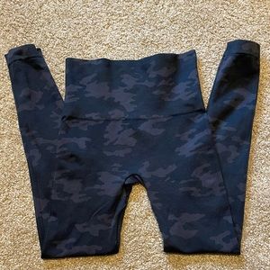 Spanx Black Camo Leggings